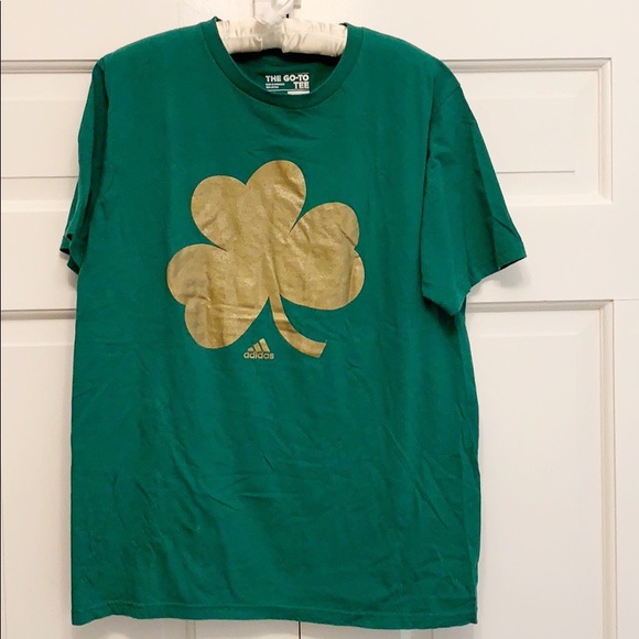 adidas Other - Adidas Lucky Irish Shamrock Go-To Tee Size Large